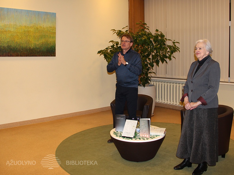 Aktorius Gintaras Mikalauskas ir poetė Ramutė Skučaitė