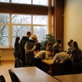 Kūrybinių dirbtuvių akimirka bibliotekoje