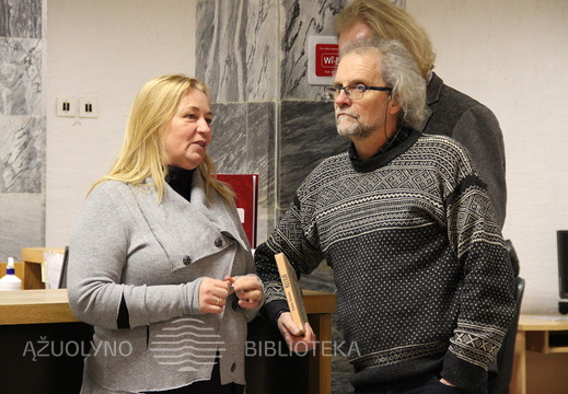 Rimantė Tamoliūnienė ir fotografas VytautasPletkus