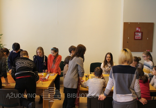 Kūrybinių dirbtuvių akimirka