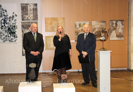 V. K. Slavinskas, R. Tamoliūnienė ir V. Lagunavičius 