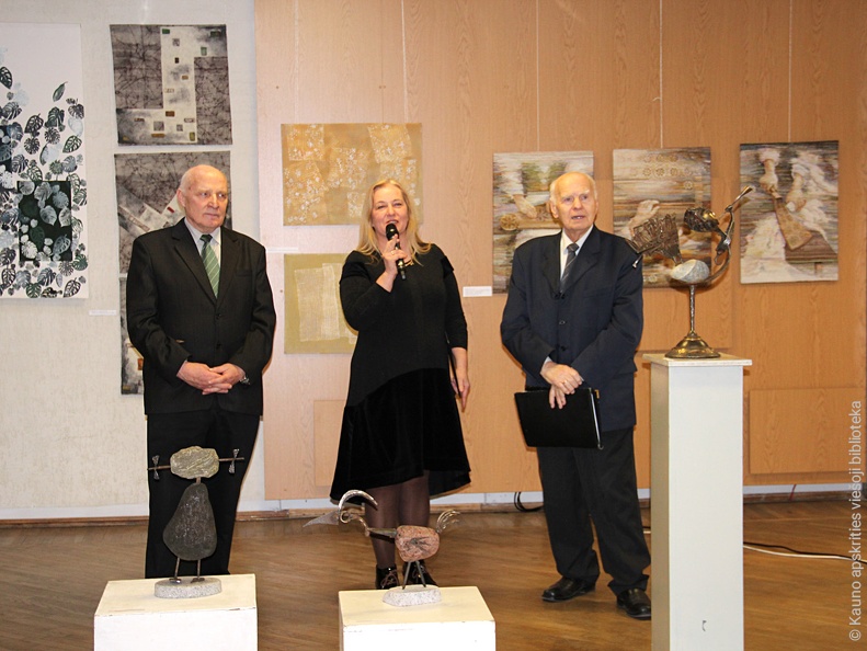 V. K. Slavinskas, R. Tamoliūnienė ir V. Lagunavičius 