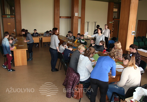 Akimirka iš kūrybinių dirbtuvių