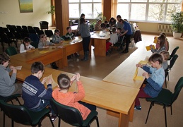 Kūrybinių dirbtuvių akimirka