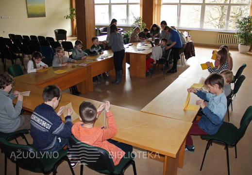 Kūrybinių dirbtuvių akimirka