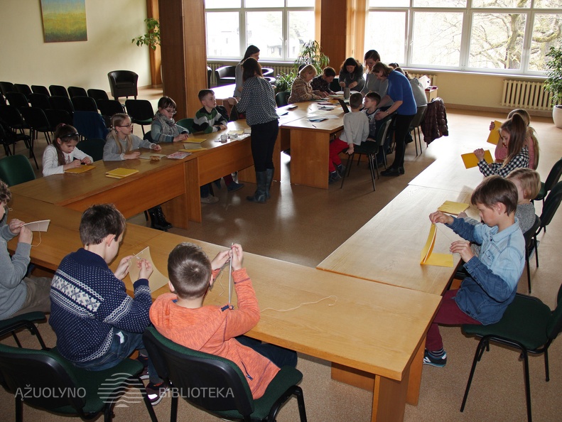 Kūrybinių dirbtuvių akimirka