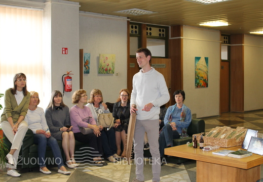 Vaistininkas-žolininkas Marius Lasinskas („Žolinčių akademijos“ viceprezidentas) vedė paskaitą „Vaistiniai augalai – maistas ir vaistas“