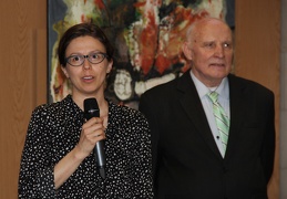 Menotyrininkė Kristina Dailidaitė ir dailininkas Vilius Ksaveras Slavinskas