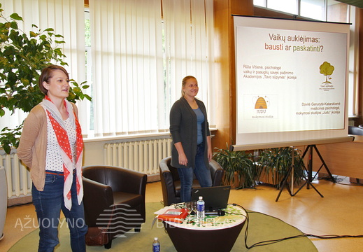 Lektorės, psichologės Dovilė Genutytė-Katarskienė ir Rūta Vitienė