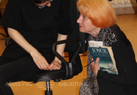 Renginio akimirka. Aktorė Doloresa Kazragytė