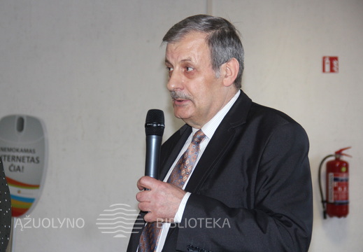 Esperantininkų sąjungos valdybos pirmininkas Povilas Jegorovas