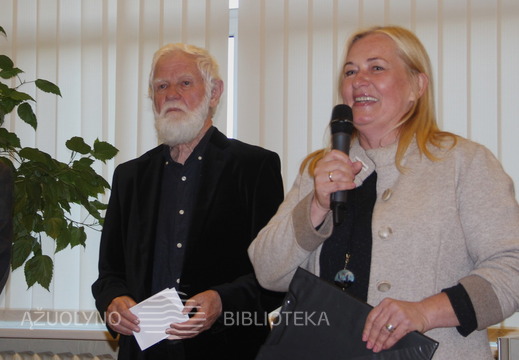  Česlovas Stonys ir renginio vedėja Rimantė Tamoliūnienė