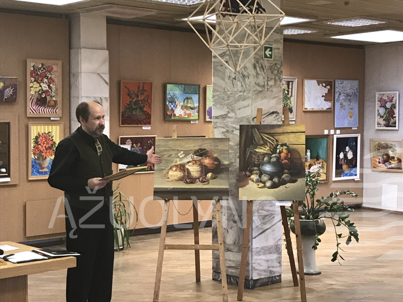 Lietuvos tautodailininkų sąjungos Kauno bendrijos pirmininkas Valentinas Jazerskas