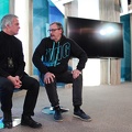 Režisierius Audrius Stonys ir kino kritikas Gediminas Jankauskas