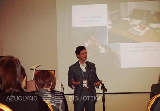 Konferencijos akimirka