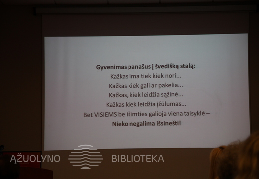 Konferencijos akimirka