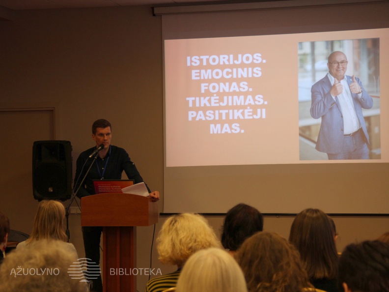 Konferencijos akimirka