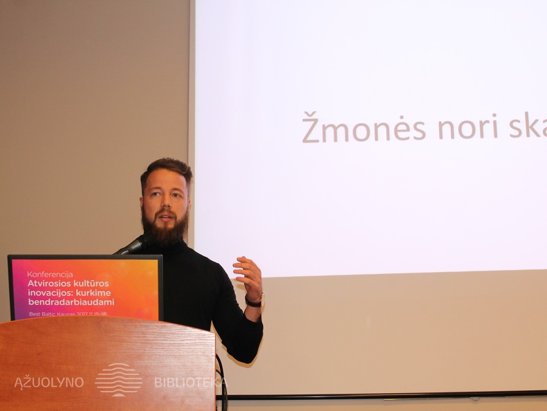 Konferencijos akimirka