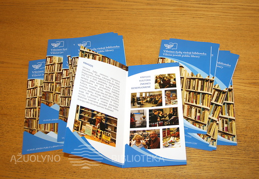 Vilnaus žydų viešosios bibliotekos lankstinukas