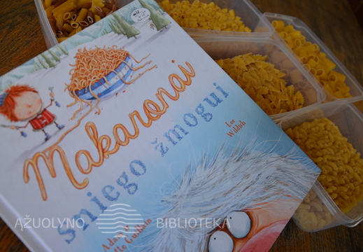 Skaitymai ir kūrybinės dirbtuvės „Makaronai sniego žmogui“