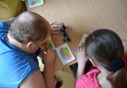 Skaitymai ir kūrybinės dirbtuvės „Gamtos atvirukas“ Kauno neįgaliojo jaunimo užimtumo centre
