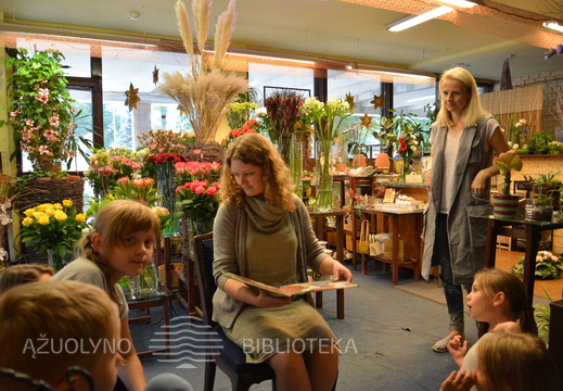 Skaitymai „Pražydęs kaktusas“ floristikos salone „Ryto rasa“