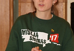Renginio akimirka. Simona