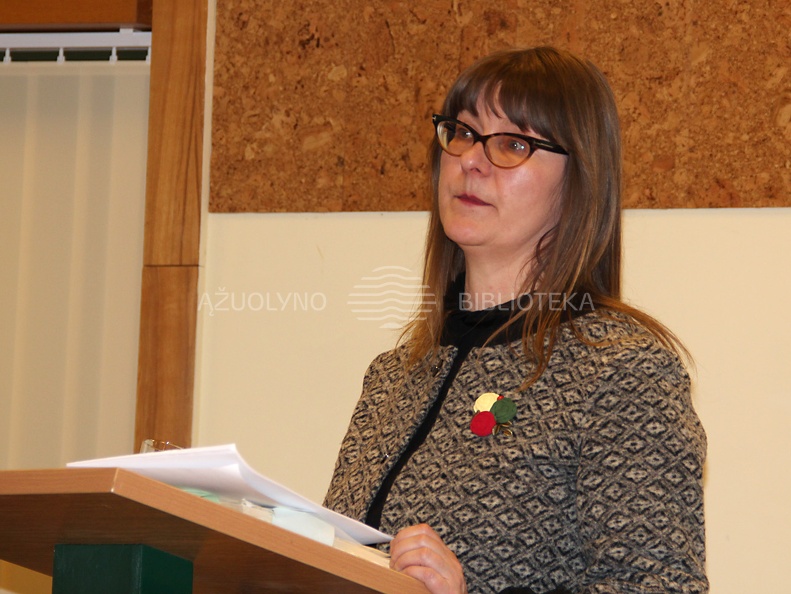 Prof. dr. Aušra-Martišiūtė-Linartienė skaito pranešimą