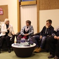 IMG 0753Režisierius Gytis Padegimas, aktorius Dovydas Stončius, Kauno miesto Kamerinio teatro vadovė Jurga Knyvienė, teatrologė Elvyra Markevičiūtė