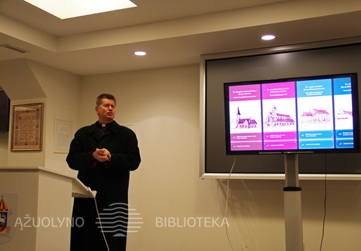 Interaktyvus terminalas „Kauno bažnyčios: miesto tapatumo kodas“. Mons. Vytautas Grigaravičius