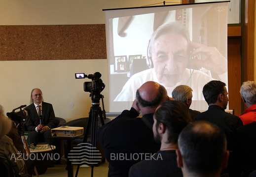 Skype ryšiu su Č. Gedgaudo bendražyge Jūrate Statkute de Rosales