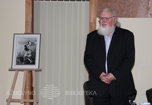 Poetės vyras Alvidas Jancevičius