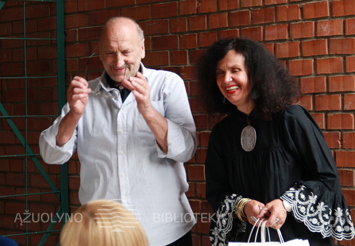 Blumo dienos iniciatoriai Jeronimas Brazaitis ir Vida Korn