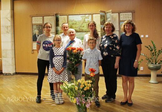 Marija Rastenienė su šeima