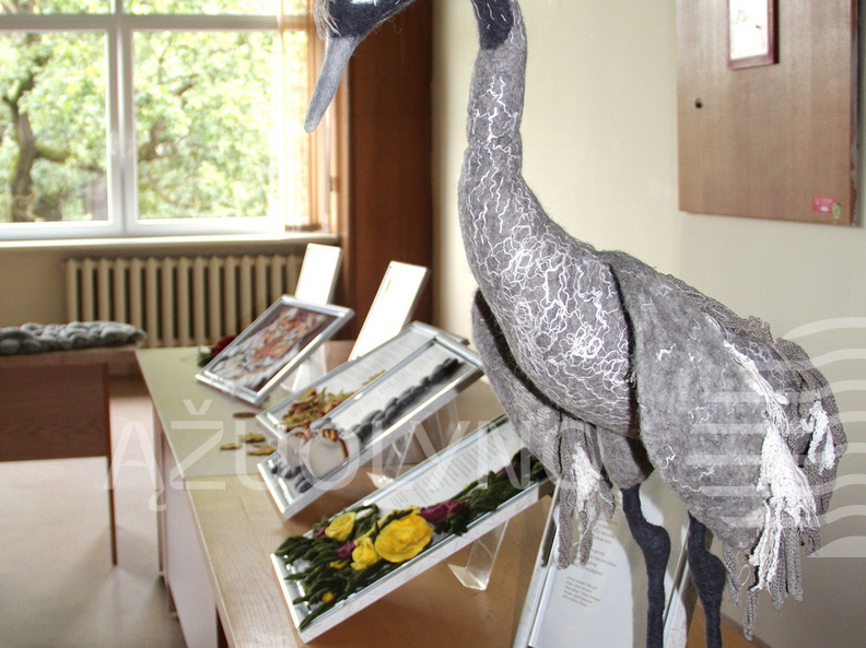 Poezijos ir vilnos darbų parodos „Šiltos eilės" fragmentai