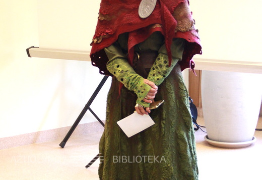 Renginio vedėja bibliotekininkė Vida Korn