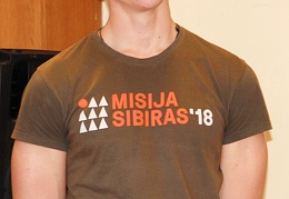 Ekspedicijos dalyvis Rokas