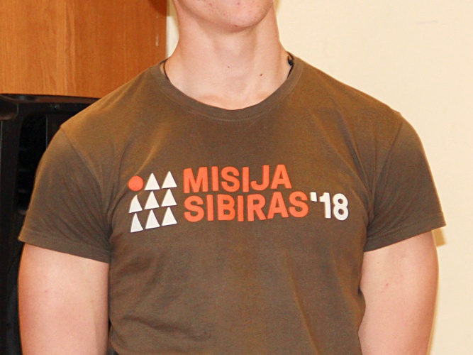 Ekspedicijos dalyvis Rokas