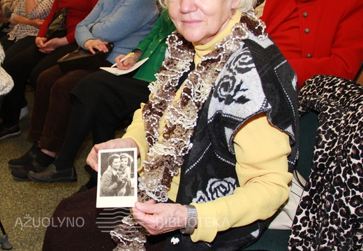 Renginio viešnia su M. Čechovo žmonos Olgos Čechovos nuotrauka