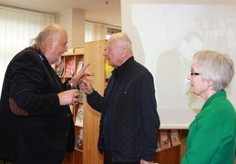 Malonūs susitikimai. Centre - profesorius infektologas Alvydas Laiškonis