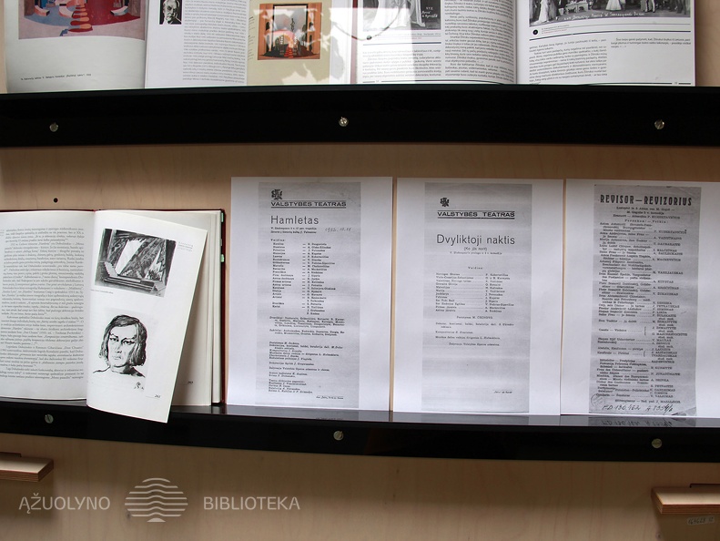 M. Čechovo spektaklių, režisuotų Valstybės teatre, programų kopijos: W. Shakespeare "Hamletas ir "Dvyliktoji naktis" (abu 1932), N. Gogolio "Revizorius" (1933)