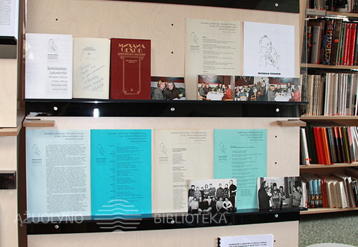 Leidinių ir dokumentų paroda "Michailas Čechovas - ateities teatro vedlys"