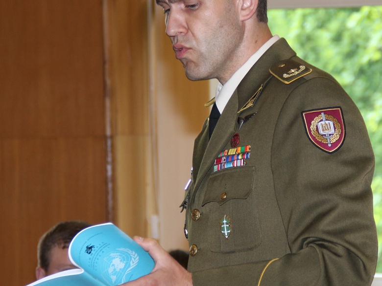 Jungtinių Tautų misijos dalyvis Stasys Vilkinas