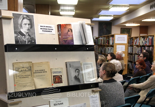 Leidinių ir fotografijų paroda "Balys Sruoga - milžinas teatro paunksmėje"