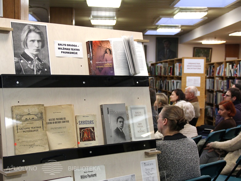 Leidinių ir fotografijų paroda "Balys Sruoga - milžinas teatro paunksmėje"