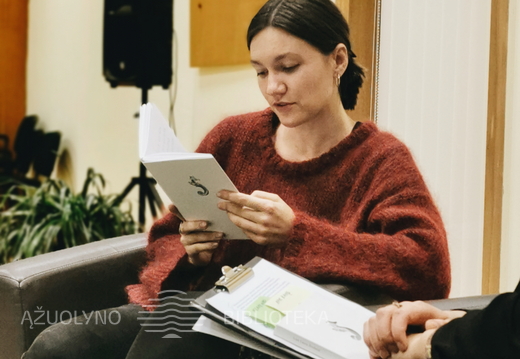 Susitikimas su „Laiškai hipokampui“ autore Lina Laura Švedaite