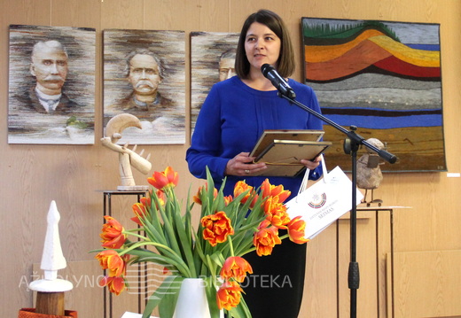 Parodos organizatorius pasveikino LR Seimo narė Gintarė Skaistė