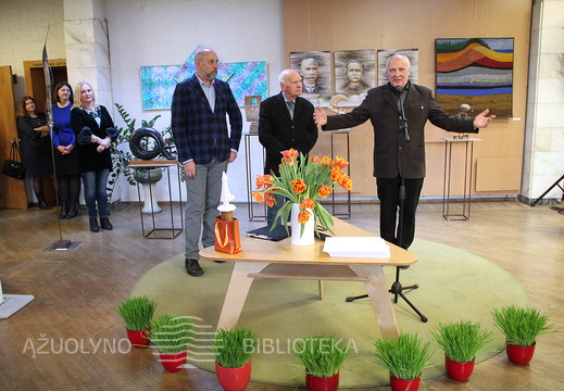 Kalba parodos organizatorius Vilius Ksaveras Slavinskas