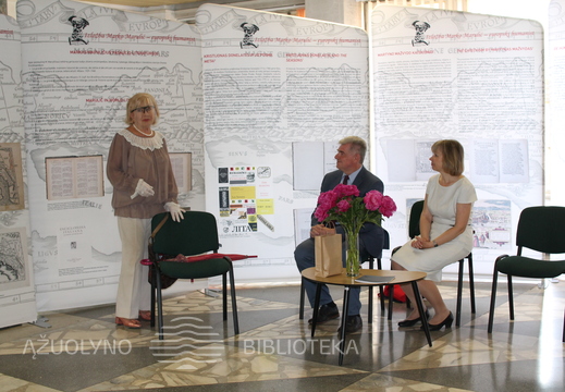 Parodos atidaryme dalyvavo Kauno m. savivaldybės tarybos narė Jūratė Norvaišienė