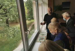 Projekto „Akimirkų istorijos“ edukacinė paskaita senjorams: cianotipija